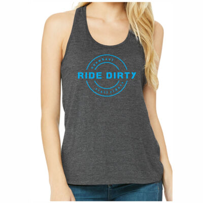 Ride Dirty Ladies Electric Blue Logo Thumbnail